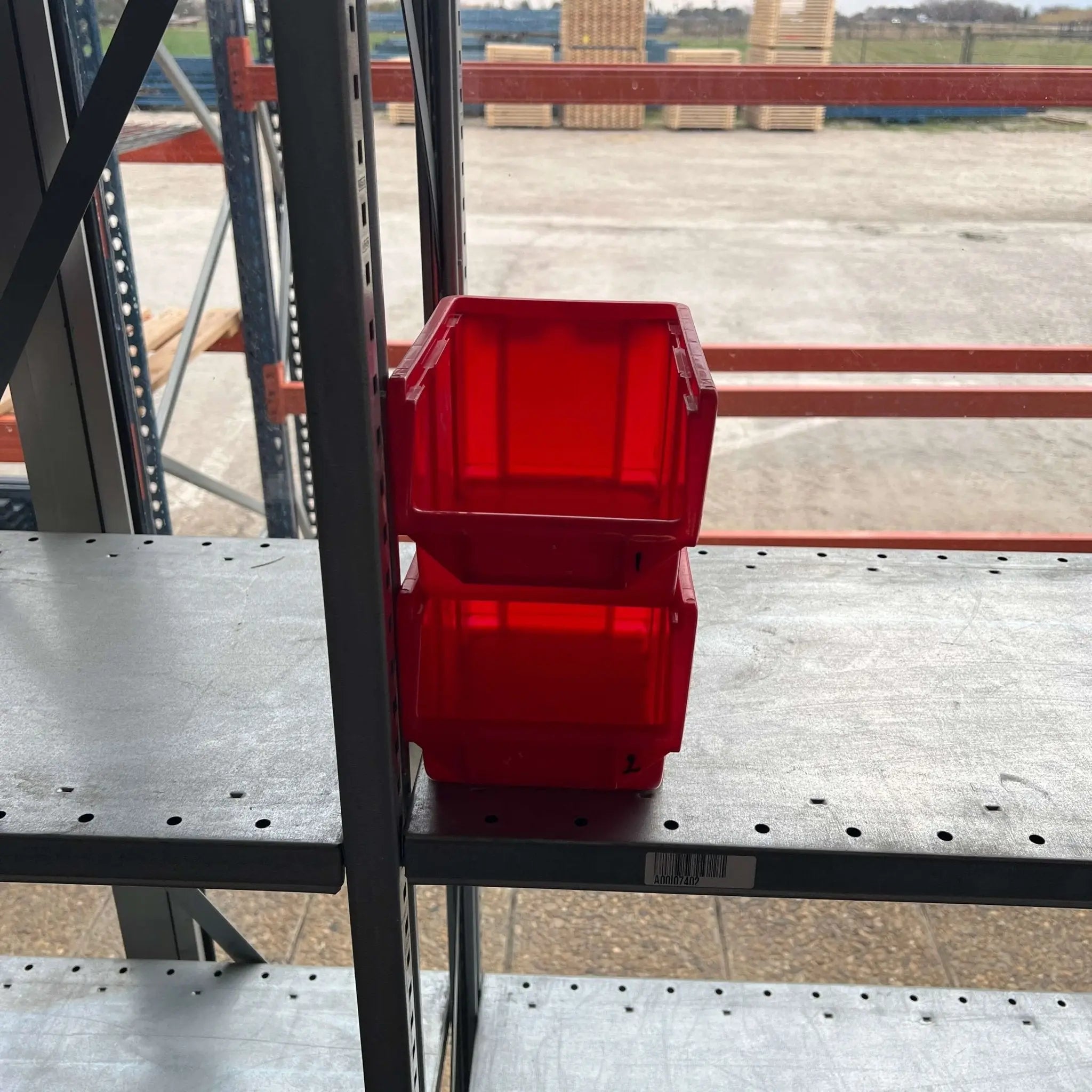 Bac à bec L 23 l 16 H 13 rouge - System AgencementBac à bec